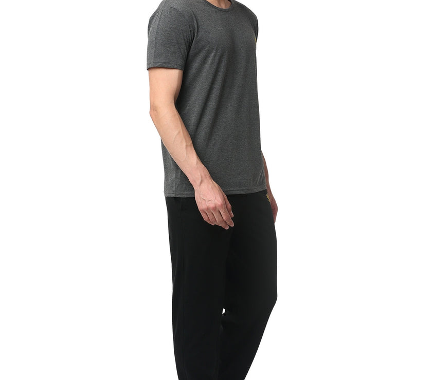 Mack Jonney Grey Black Night Suit For Men's