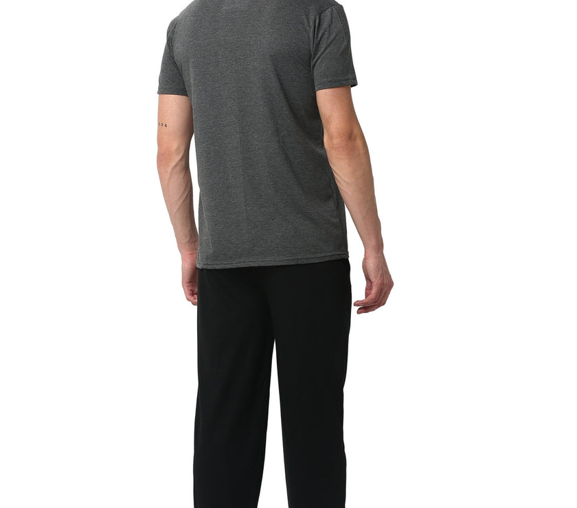 Mack Jonney Grey Black Night Suit For Men's