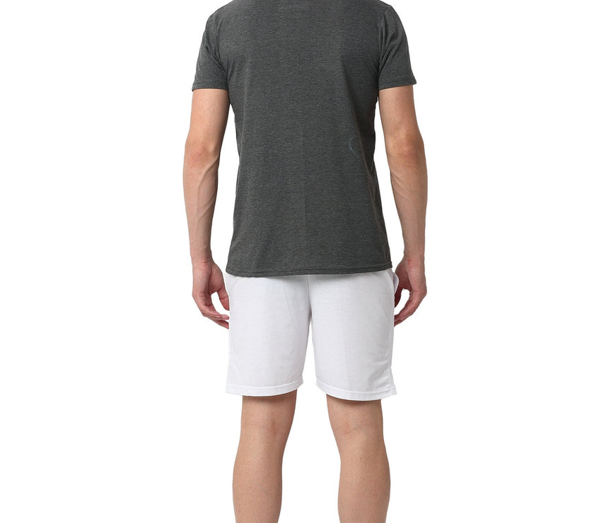 Mack Jonney Grey White Night Suit For Men's