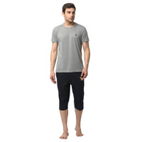Mack Jonney Silver Dark Blue Night Suit For Men's