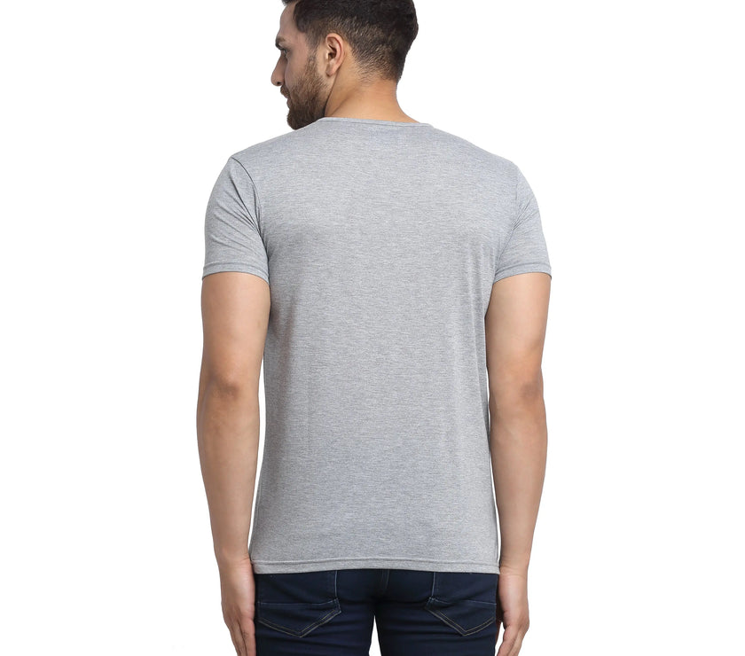Vimal Jonney Round Neck White T-shirt For Men's - Vimal Clothing store