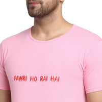 Vimal Jonney Round Neck Silver T-shirt For Men's - Vimal Clothing store