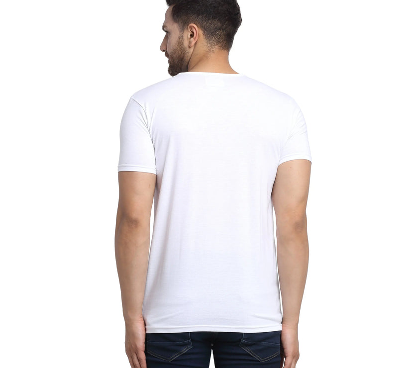Vimal Jonney Round Neck Purple T-shirt For Men's - Vimal Clothing store