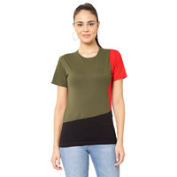 Mack Jonney Green Color T-shirt For Women