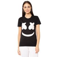 Mack Jonney Black Color T-shirt For Women