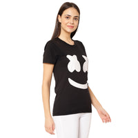 Mack Jonney Black Color T-shirt For Women