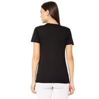 Mack Jonney Black Color T-shirt For Women