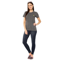 Mack Jonney Grey Color T-shirt For Women