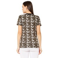 Mack Jonney Green Color T-shirt For Women