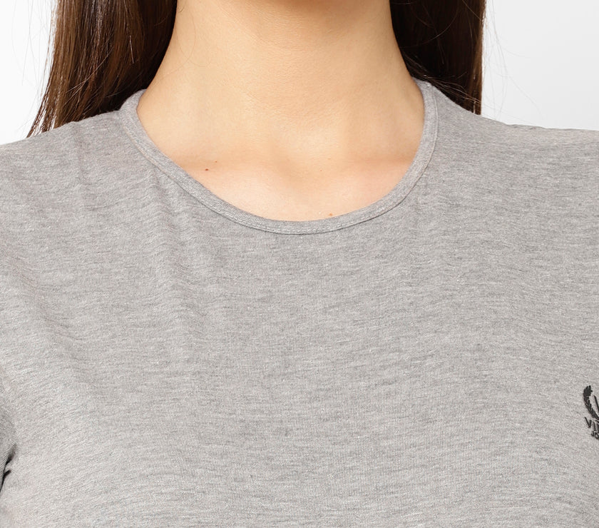 Mack Jonney Silver Color T-shirt For Women