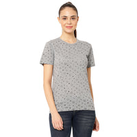 Mack Jonney Grey Color T-shirt For Women