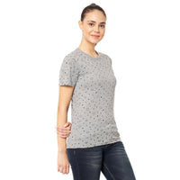 Mack Jonney Grey Color T-shirt For Women