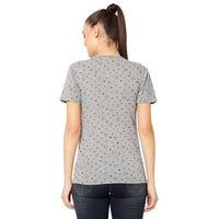 Mack Jonney Grey Color T-shirt For Women