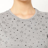 Mack Jonney Grey Color T-shirt For Women
