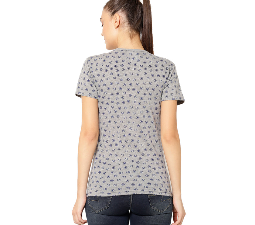 Mack Jonney Silver Color T-shirt For Women