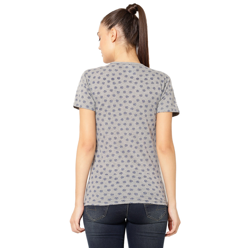 Mack Jonney Silver Color T-shirt For Women