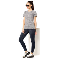 Mack Jonney Silver Color T-shirt For Women