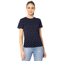 Mack Jonney Light Blue Color T-shirt For Women