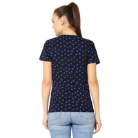 Mack Jonney Light Blue Color T-shirt For Women
