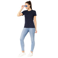 Mack Jonney Light Blue Color T-shirt For Women
