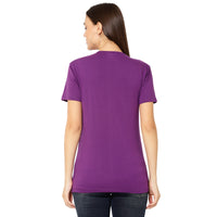 Mack Jonney Purple Color T-shirt For Women