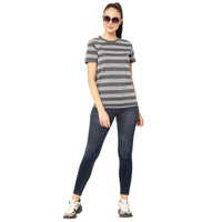 Mack Jonney Grey Color T-shirt For Women