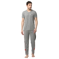 Mack Jonney Silver Night Suit For Men's
