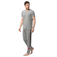 Mack Jonney Silver Night Suit For Men's