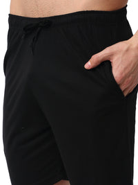 Mack Jonney Dark Blue Black Night Suit For Men's