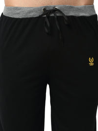 Mack Jonney Silver Black Night Suit For Men's
