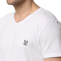 Mack Jonney White Black Night Suit For Men's