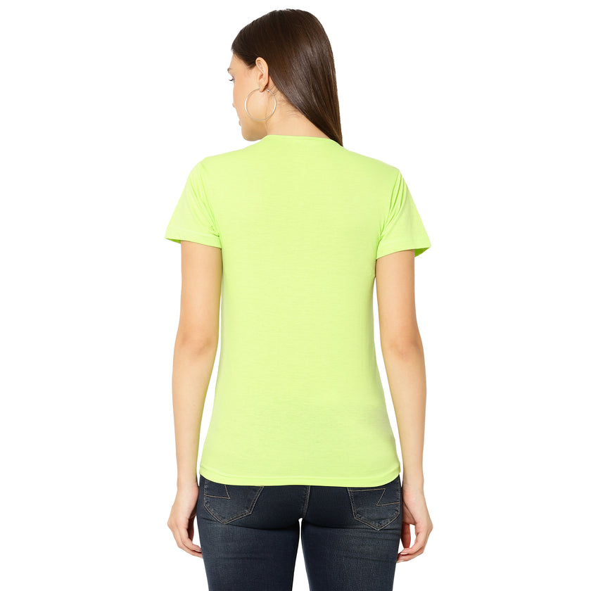 Mack Jonney Green Color T-shirt For Women