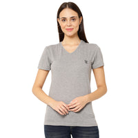 Mack Jonney Silver Color T-shirt For Women