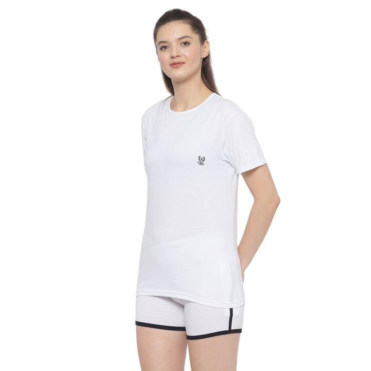 Mack Jonney White Women's Night Suit