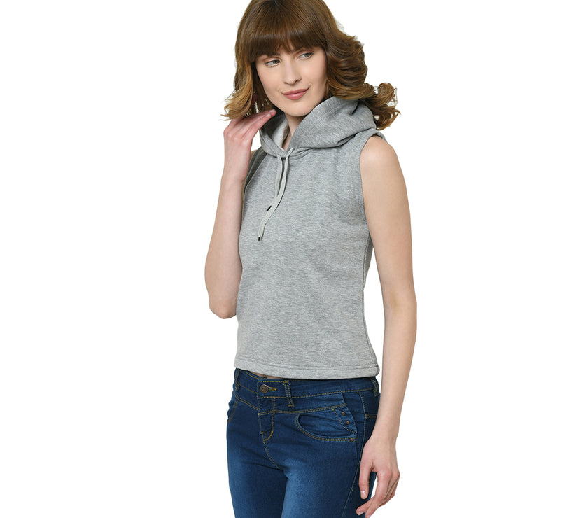 Mack Jonney Grey Sweatshirt For Women's
