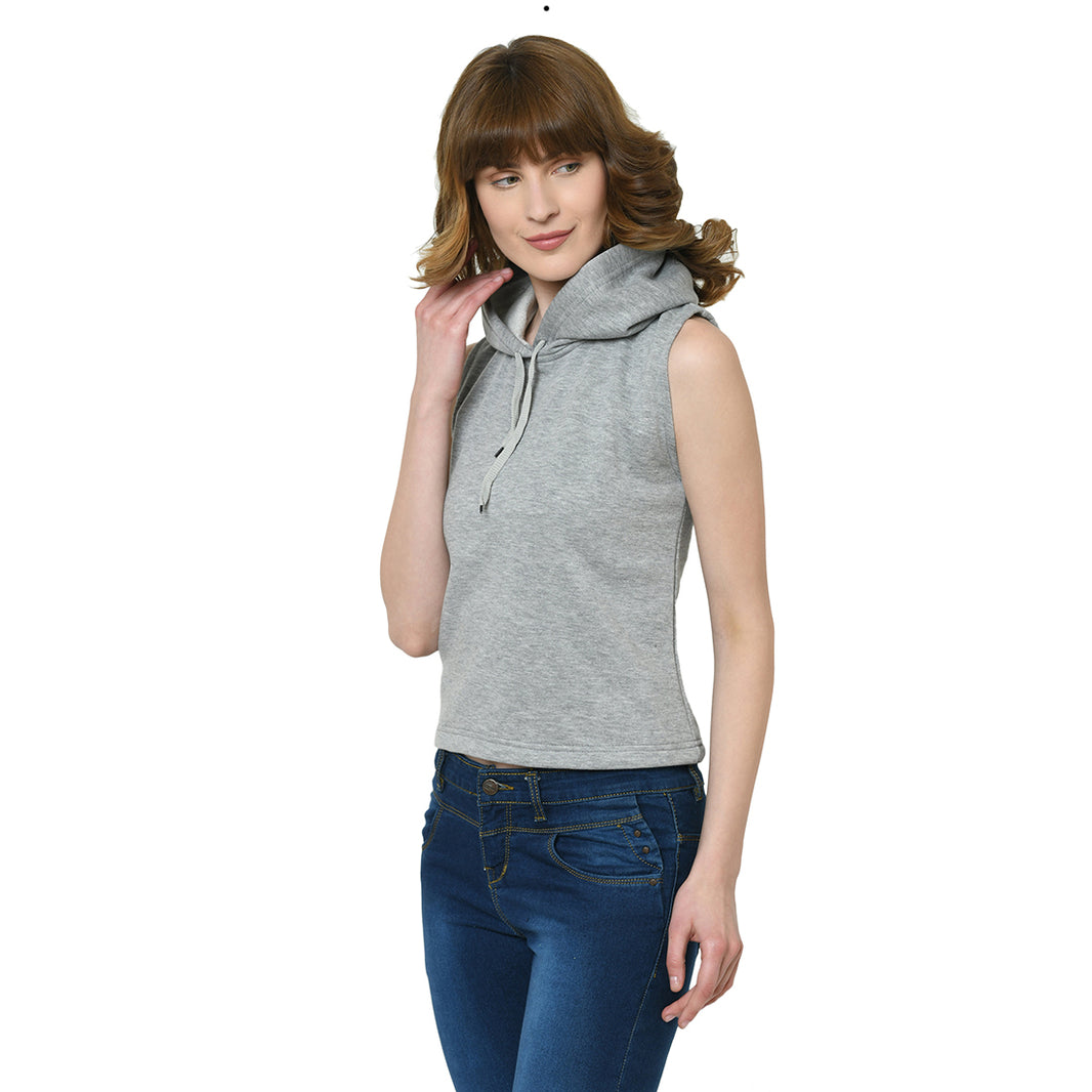 Mack Jonney Grey Sweatshirt For Women's