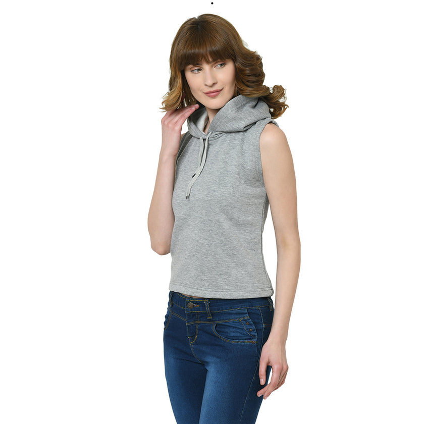 Mack Jonney Grey Sweatshirt For Women's