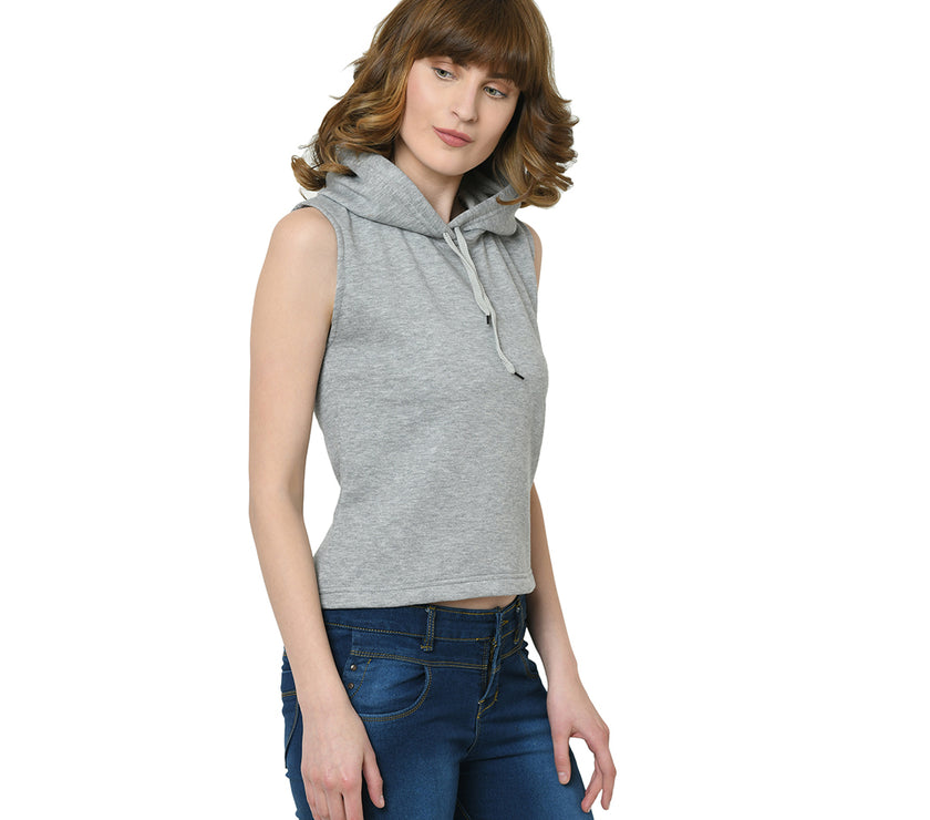 Mack Jonney Grey Sweatshirt For Women's