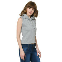 Mack Jonney Grey Sweatshirt For Women's