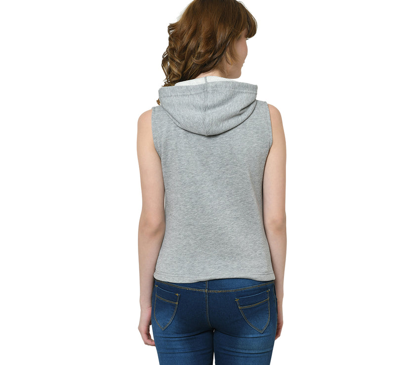 Mack Jonney Grey Sweatshirt For Women's