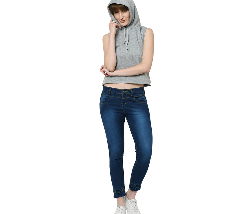 Mack Jonney Grey Sweatshirt For Women's