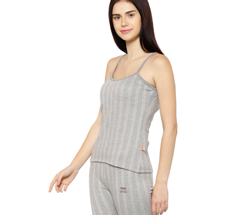 Mack Jonney Grey Top Thermal For Women's