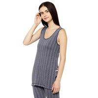 Mack Jonney Blue Top Thermal For Women's