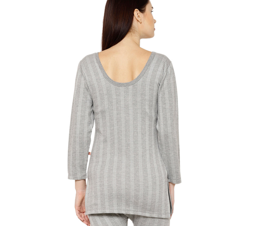 Mack Jonney Grey Top Thermal For Women's