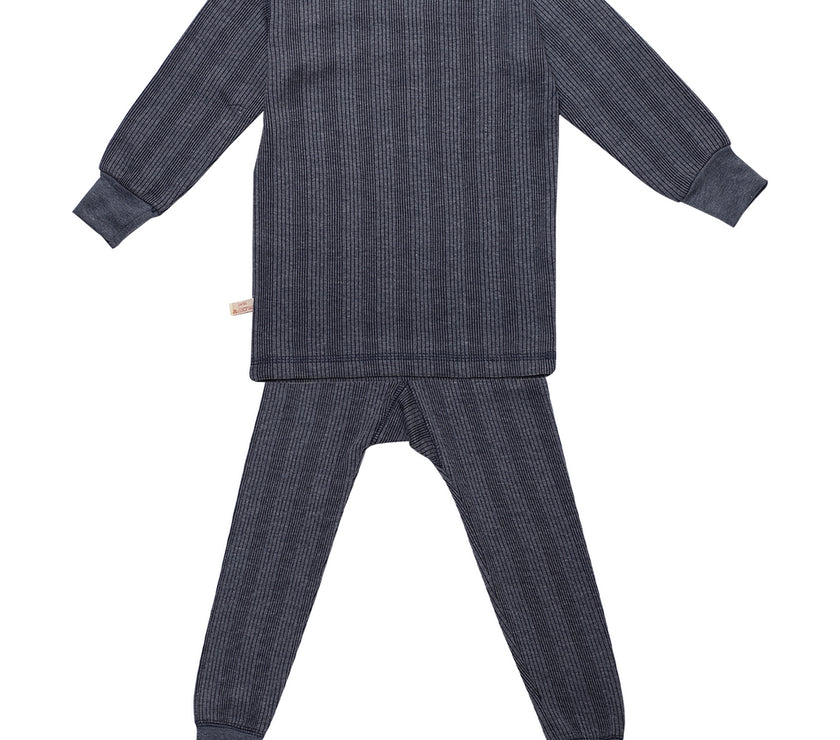 Mack Jonney Kids Blue Thermal Set
